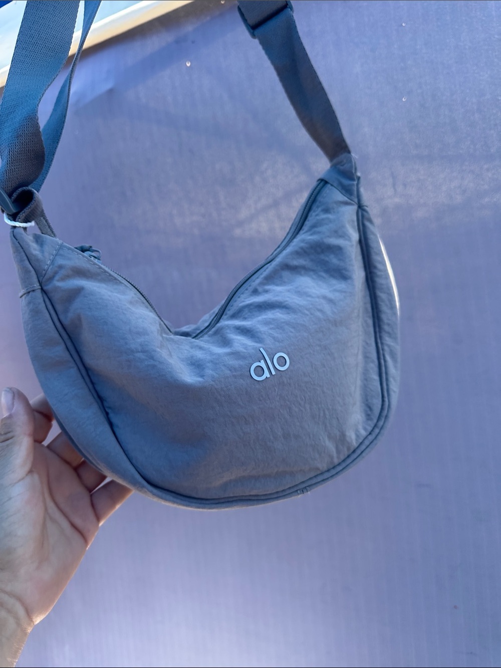ALO Yoga Gray Crossbody Bag